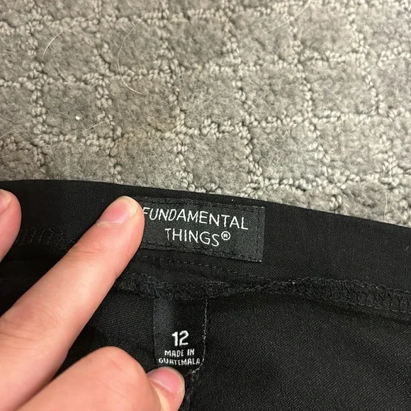 black fundamental things dress pants - Picture 4 of 5